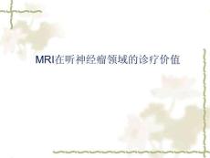 听神经瘤 ppt课件