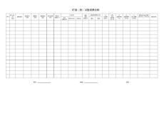 抽（放）水試驗成果臺帳