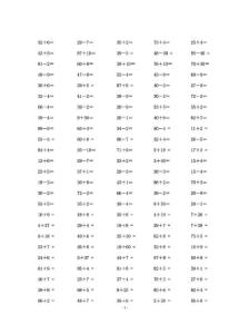 一年级数学口算题