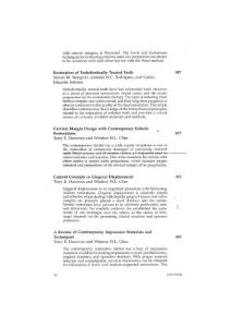 A review of contemporary impression materials and techniques