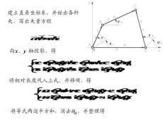 平面四桿機構(gòu)解析法設(shè)計