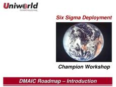 104DMAICRoadmapIntroduction