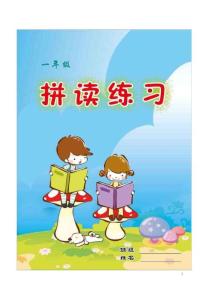 一年級(jí)上冊(cè)每天過一關(guān)拼音練習(xí)題