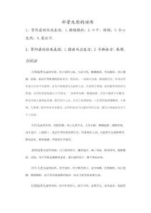 補腎丸劑的功用