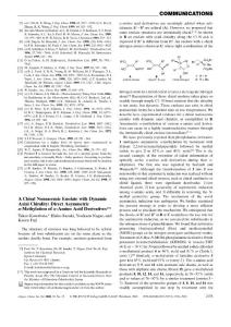 A Chiral Nonracemic Enolate with Dynamic Axial Chirality-- Direct Asymmetric Methylation of Amino Acid Derivatives