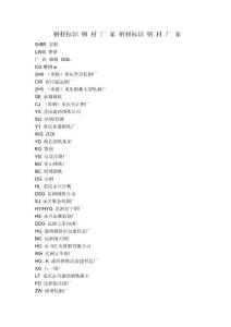 鋼材標識 鋼 材 廠 家 鋼材標識 鋼 材 廠 家