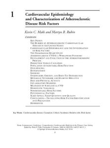 Cardiovascular Epidemiology and Characterization of Atherosclerotic Disease Risk Factors