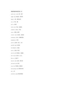 雅思考試7600詞匯表(E字母開頭)