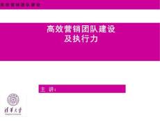 高效營銷團隊建設(shè)?及執(zhí)行力(1)