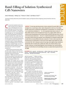 Analysis of Copper Incorporation into Zinc Oxide Nanowires