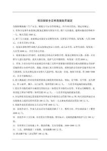 項目部安全文明違章處罰措施（修改版）