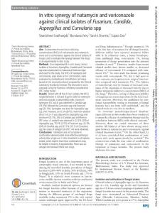 Sradhanjali-2018-In vitro synergy of