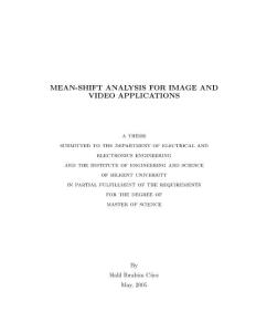 博士論文mean-shift analysis for image and video application-cuce-ms2005