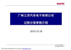 广州三洋过程分层审核介绍