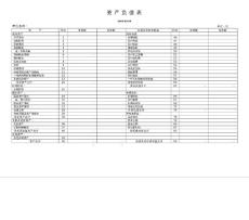 財(cái)務(wù)報(bào)表模板