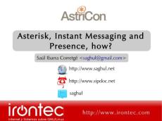 Asterisk如何实现即时消息和在线状态