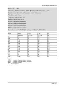 水西沟太阳辐射数据