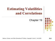 期權期貨及其他衍生品第七版（英文原版）CH19HullOFOD6thEd