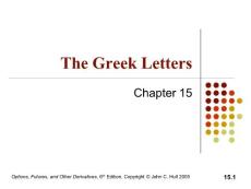 期權期貨及其他衍生品第七版（英文原版）CH15HullOFOD6thEd