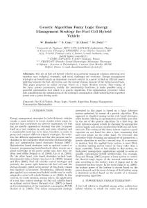 genetic algorithm fuzzy logic energy management strategy for fuel cell hybrid vehicle