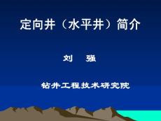 定向井水平井技术讲稿