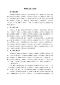 某企業(yè)實(shí)習(xí)論文