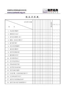 相互評(píng)價(jià)表