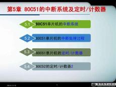 第5章80C51的中斷系統與計數器定時器