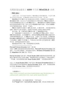 基于ARM的wince開發