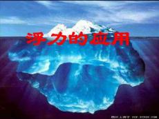 浮力的利用