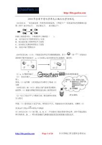 【2010中考化學(xué)分類】化學(xué)方程式