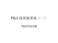 TQ在線客服系統(tǒng)（二）