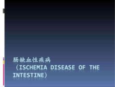 《肠缺血性疾病》ppt课件