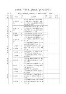 机电一体化评分表LL