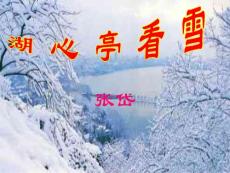 八年级语文下册《湖心亭看雪》课件 语文版