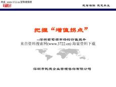 深圳市乾德企業(yè)管理咨詢有限公司-葡萄酒市場的價值提升-市場價值提升的項目（PPT 24頁）