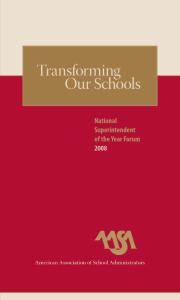 Transforming our schools NSOYForum_2008
