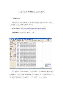狂派入門—Winhex的使用教程