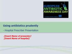 慎重使用抗生素（英文PPT）European Antibiotics Awarness Day