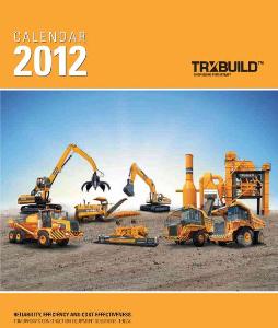 道胜日历TRXBUILD 2012 Calendar