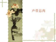 声带息肉课件PPT