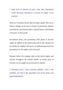 Economic Issues&acute; Outcome 1&acute;s Answers
