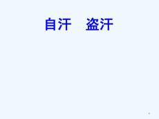中医内科学14自汗盗汗