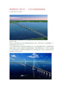 002659 中泰桥梁 桥梁钢结构工程行业　　江苏中泰桥梁钢构股份