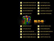 魔方資料（專業級）OLL 21-40