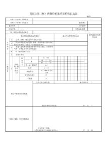 桥梁表格-梁板-混凝土梁（板）预制检验批质量验收记录表