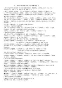 高三地理百題建模形成的答題模板匯總