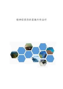 桡神经损伤的显微外科治疗