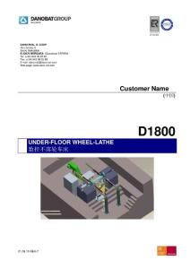 D1800 不落轮车床技术说明