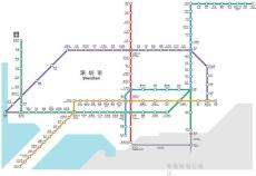 深圳市轨道交通运行图 2011
